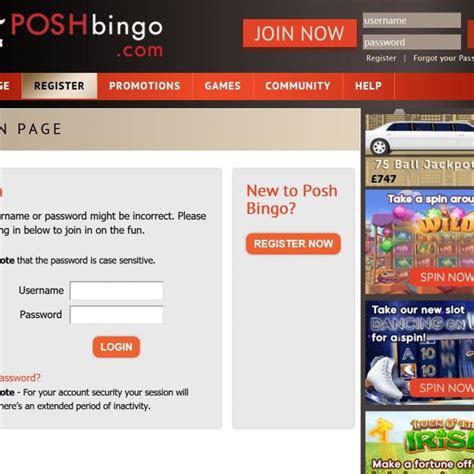 Posh bingo casino